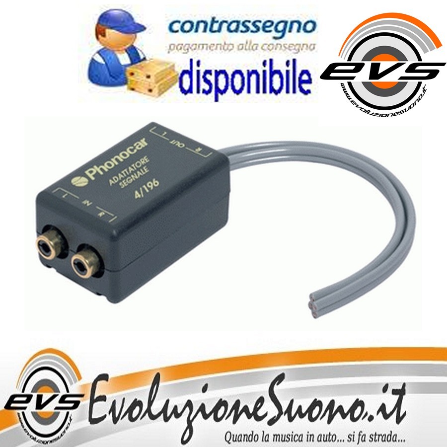 Phonocar Adattatore Interfaccia Segnale Autoradio da Alto a Basso Livello RCA foto 2