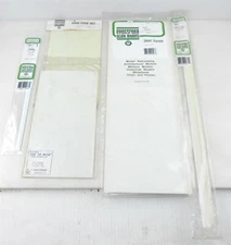 Lot of 5 (4 New/1 Open) Evergreen Models & Walthers~ STYRENE SHEET/CHANNEL ~T206