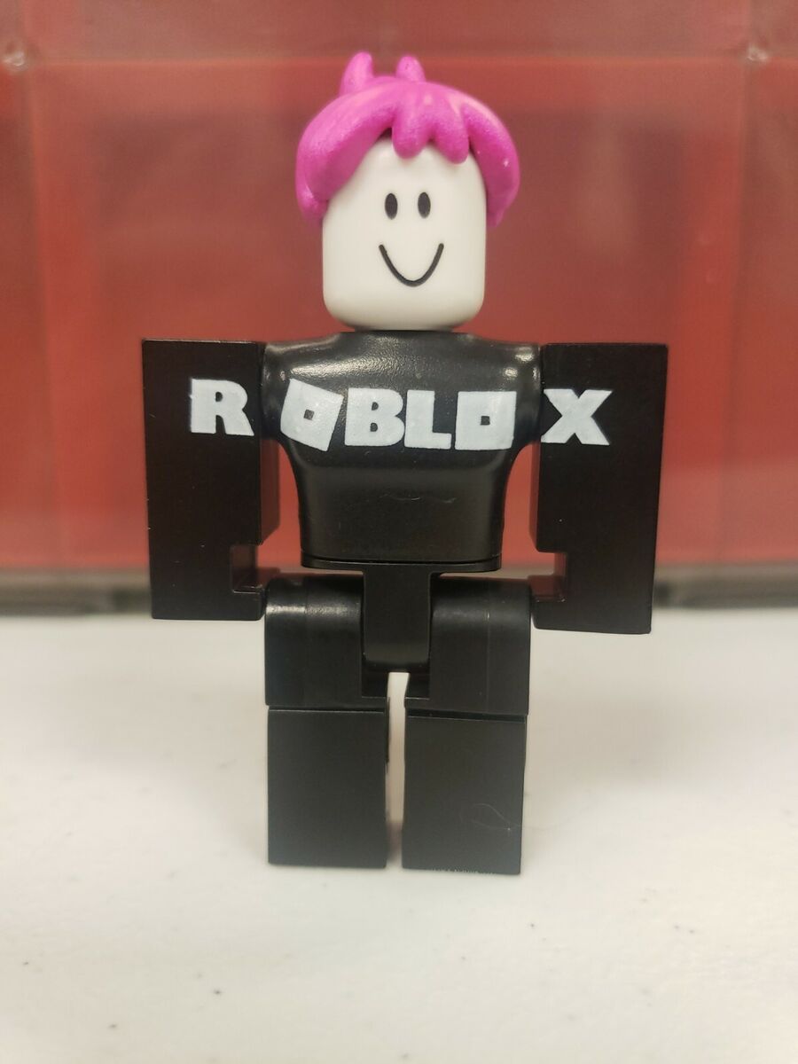 Roblox Girl Guest W/ Pink Hair Series 1 Mini Figure 2.75” Toy Loose (NO  CODE)