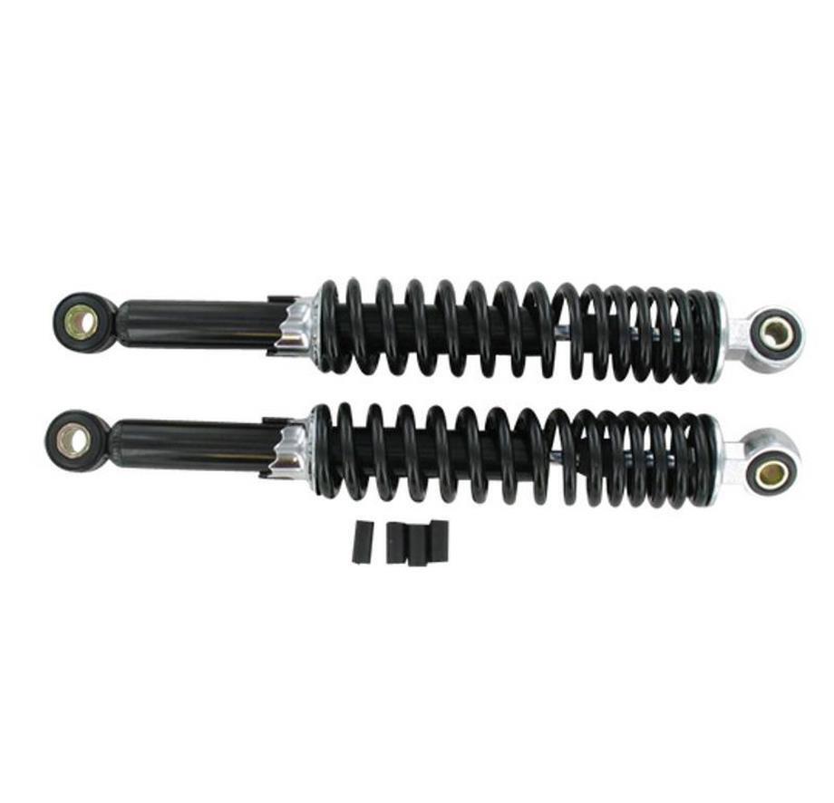 Amortisseurs cyclo 340mm noirs pour restaurer le confort de votre Peugeot 103 vintage
