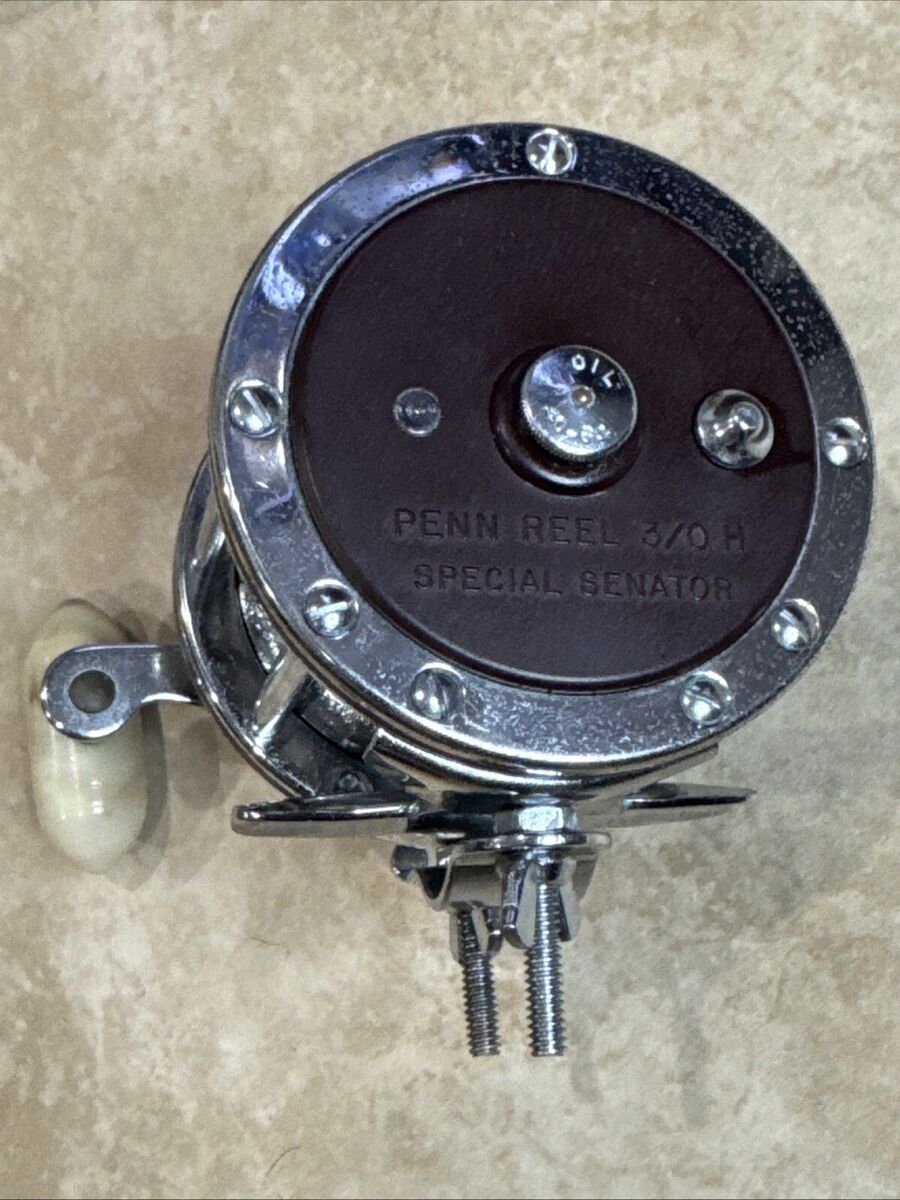 Vintage Penn Fishing Reel Special Senator 3/0 H 112H Great Vintage Penn Fishing Reel Special Senator 3/0 H 112H Great