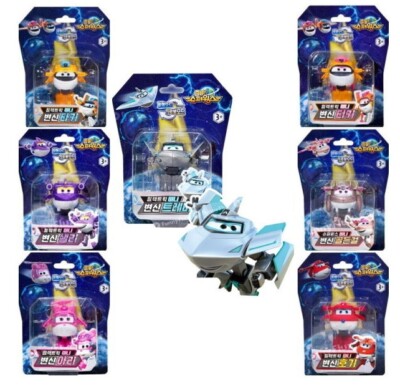 Super Wings Season8 Electric Mini 7-Type Transformer Robot Toy Korean 2024