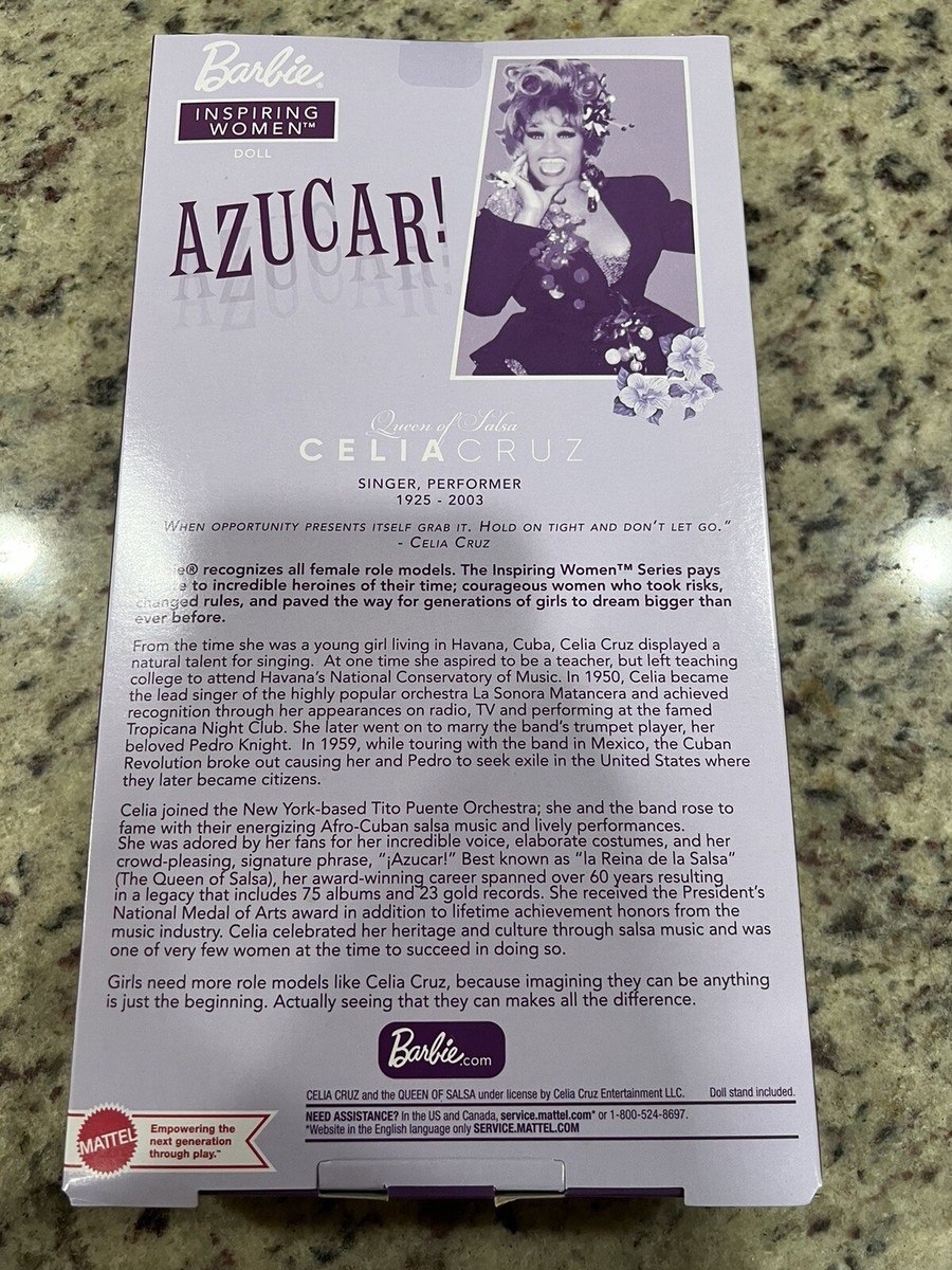 Poupée Barbie Inspiring Women – Celia Cruz 2023 Par Mattel (HJX31) – Reine De La Salsa