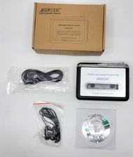 AGPTEK USB Cassette Tape Capture Audio Dictation Manual USB Earphone Retro Tech
