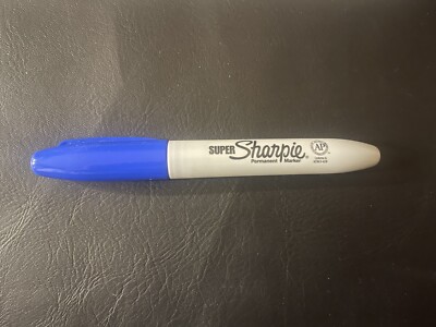 Blue SUPER Sharpie - discontinued - BRAND NEW UNUSED marker 
