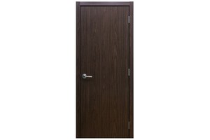 Modern Interior Door - M34 Black Walnut Single Pre-Hung ...