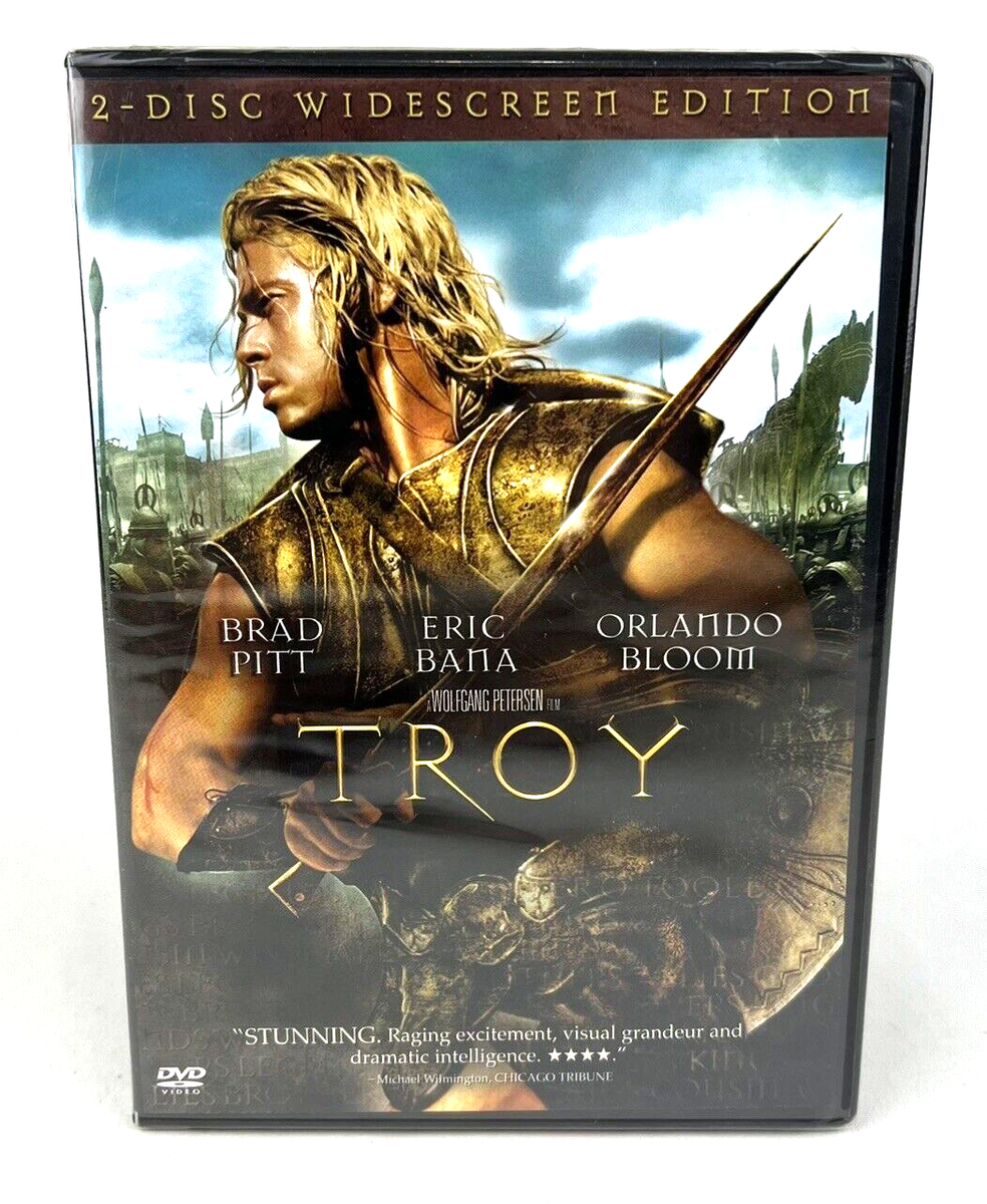 TROY DVD DISC WIDESCREEN EDITION 2004 Brad Pitt NEW SEALED