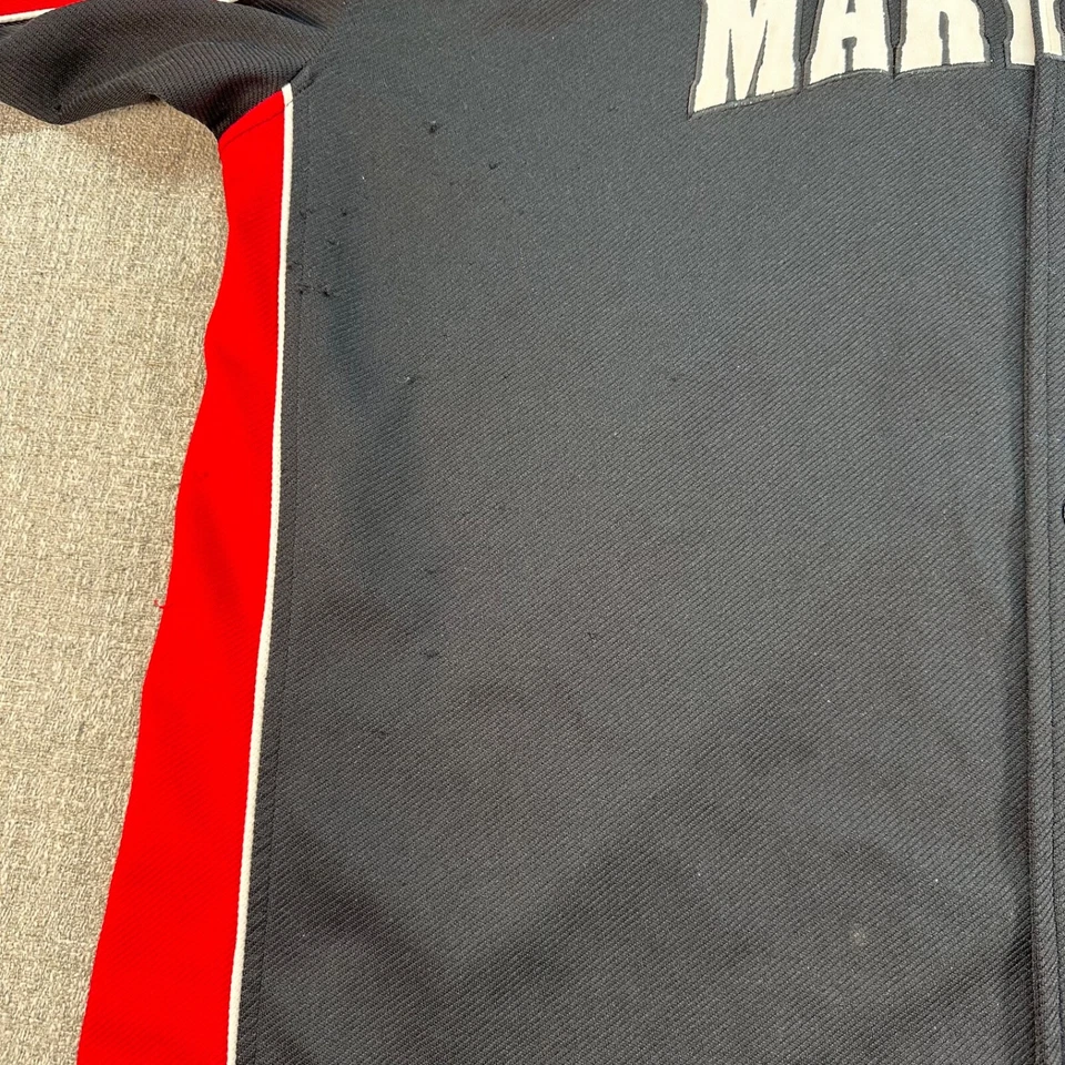 Camiseta deportiva Nike Elite Maryland Terrapins para hombre XXL roja negra abotonada Foto 4 de 4