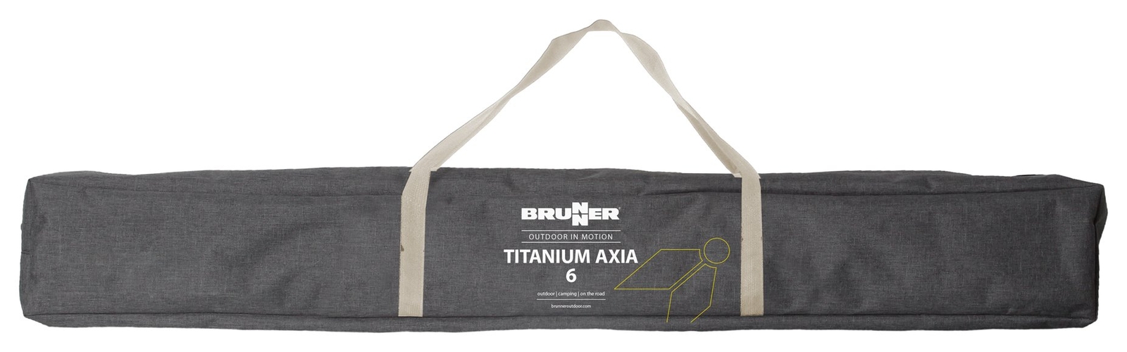 Brunner Tavolo da campeggio TITANIUM AXIA 6 Grigio (147x76x72cm) 0406099N foto 2