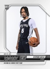 2024/25 NBA PANINI INSTANT 591 STEPHON CASTLE ALL ROOKIE TEAM SA SPURS