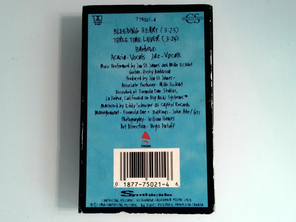 Bardeux Bleeding Heart Single (Cassette) - Image 2 of 2