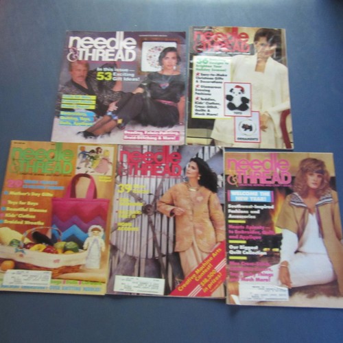 Lot of 14 vintage Needle & Thread magazines 1982-1987 - Picture 6 of 9