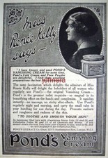 POND'S 'Vanishing Cream' Renee Kelly Cosmetics ADVERT - 1921 Small Print AD
