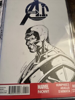 Avengers AI #1 Cover B Sketch By Eskivo RONIN