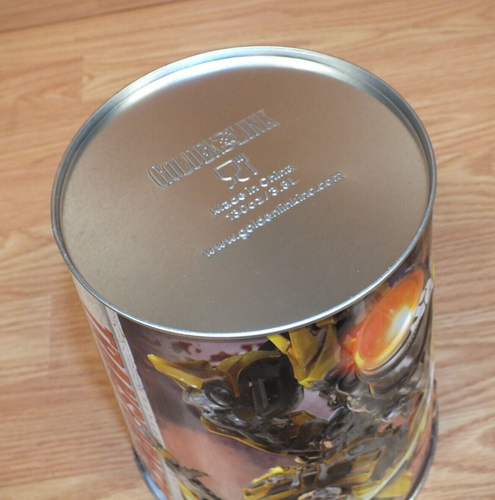 Transformers The Last Knight Movie Promo Tin Embossed Popcorn Bucket Only - Picture 5 of 7