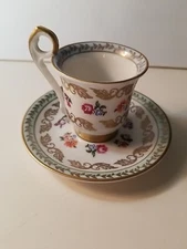 VTG Crown PM GDR Petite Porcelain  Cup & Saucer