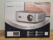 New Vankyo Performance V700G Pro 1920x1080p 650 ANSI Lumens LCD Projector V702P