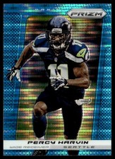 2013 Panini Prizm Prizms Blue Percy Harvin Seattle Seahawks #190