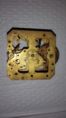 Not Marked Antique Clock Movement. Intraquit Amazing Clock Gears. 