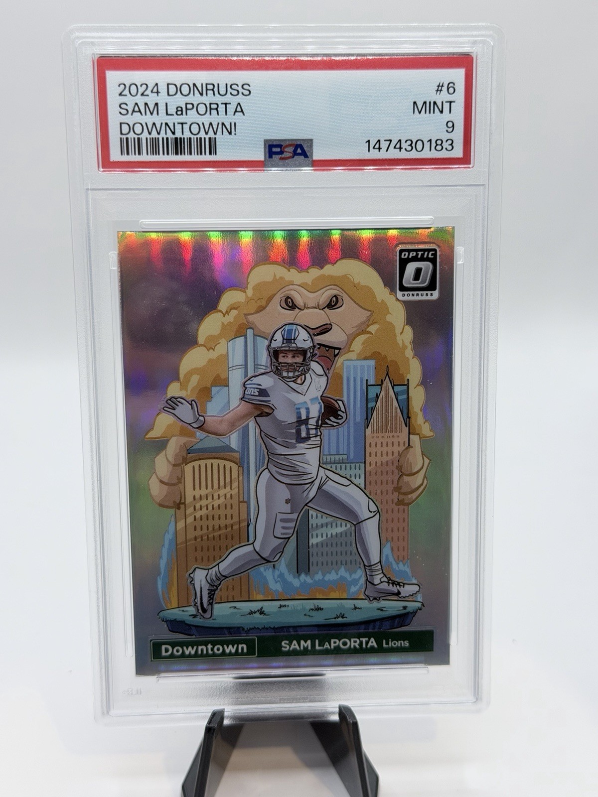 Sports Card Singles Graded 2024 Donruss Sam LaPorta Downtown Optic