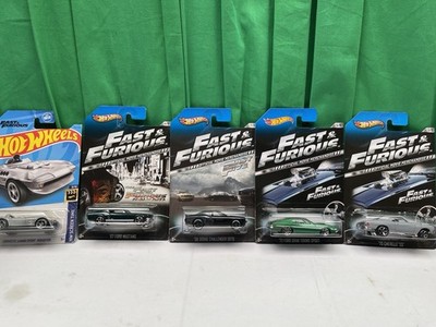 Hot Wheels Fast & Furious 1:64 Diecast Official Movie Merchandise Car Lot 5,4,7,