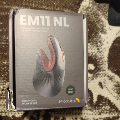 ProtoArc Ergonomic Vertical Mouse, EM11 NL Bluetooth Mouse Wireless, Ergo Mouse