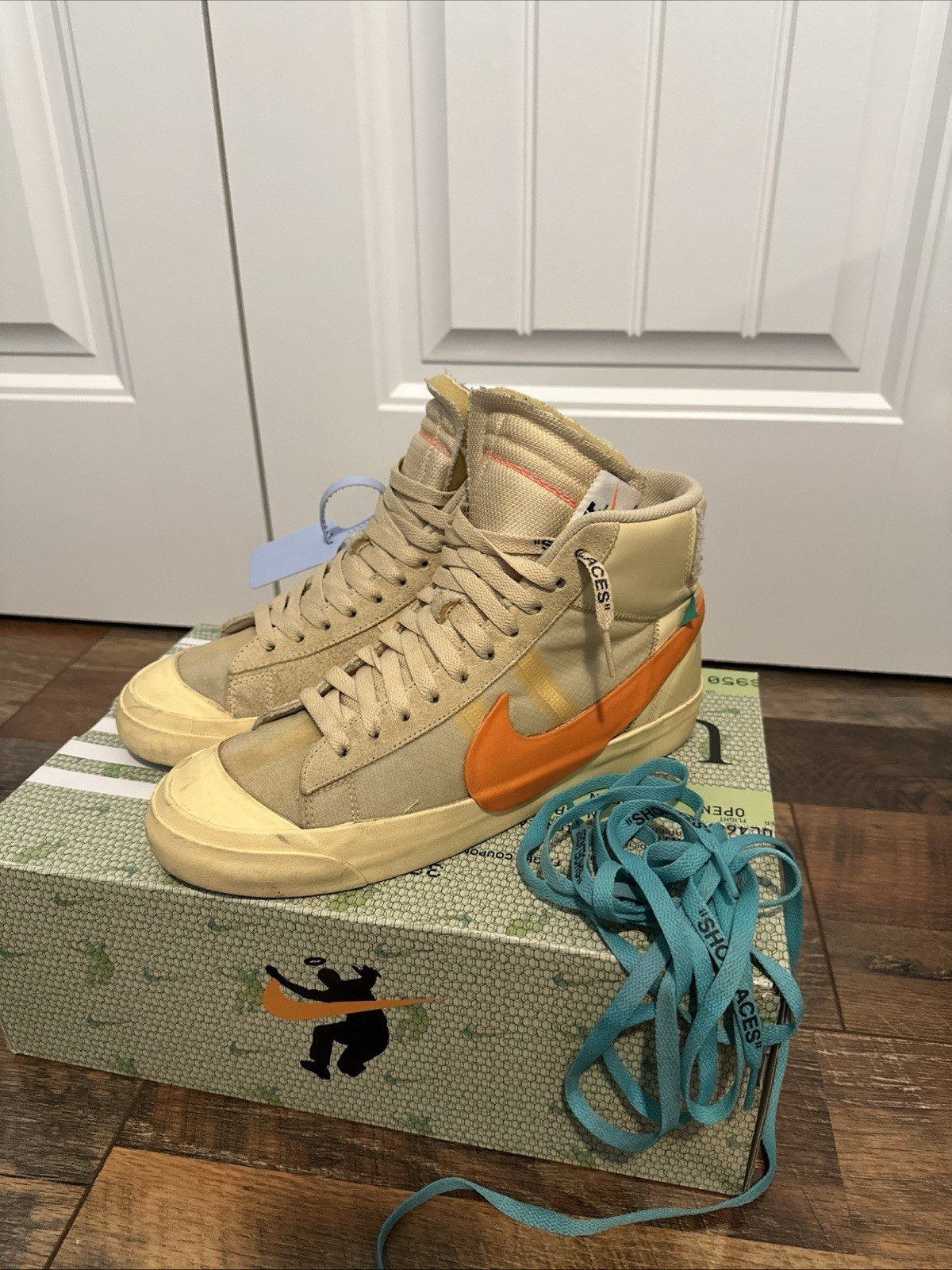 OFF WHITE X NIKE Nike Off White x Blazer Mid All Hallows Eve taglia 8 (controllare descrizione)