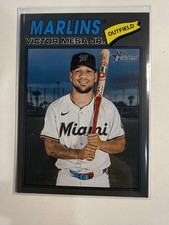 2026 Topps Heritage #257 Victor Mesa Jr. Dark Gray Border