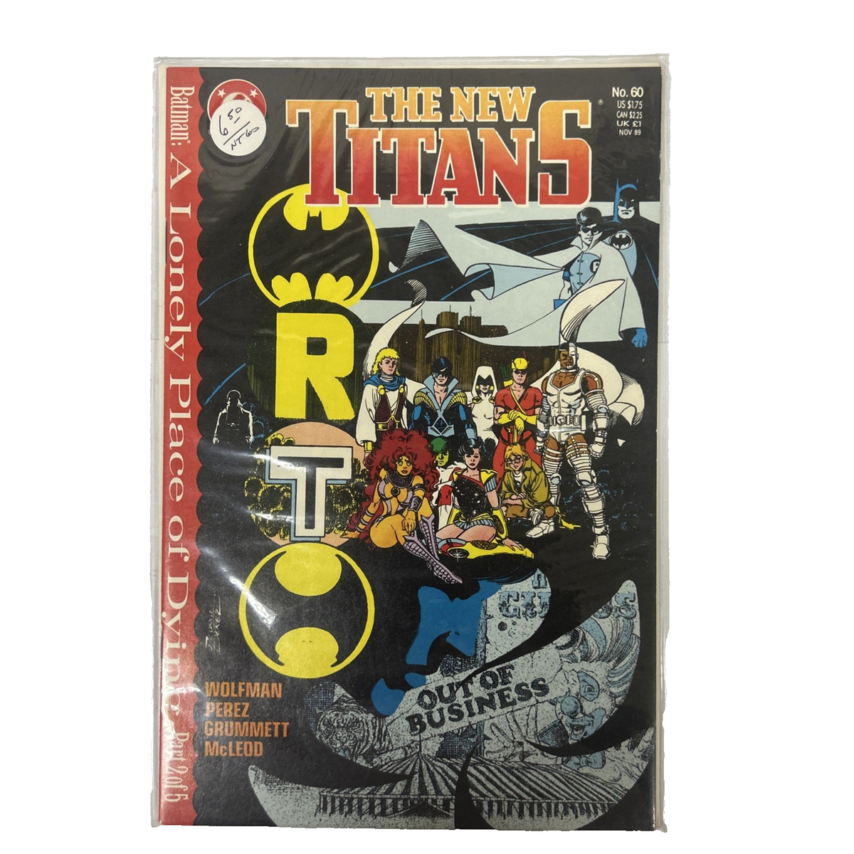 The New Titans #60 Nov 89 DC Comics Comic Book | eBay