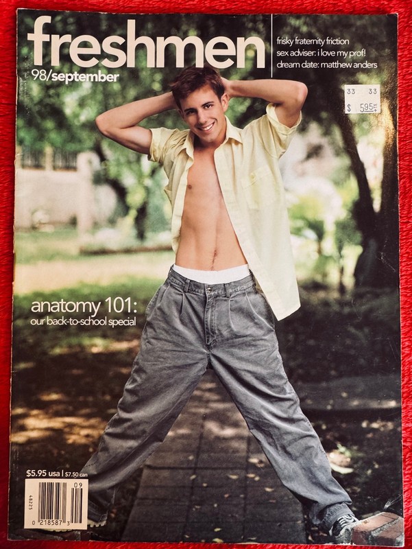 FRESH MEN Septemb 1998 DEAN O'CONNOR  Aaron Lawrence gay magazine MATTHEW ANDERS