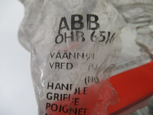ABB OHB65J6 Pistol Handle Red/Black Square Shaft Open Bag/Shelf Wear/Dirt NWB - 第 2/2 張圖片