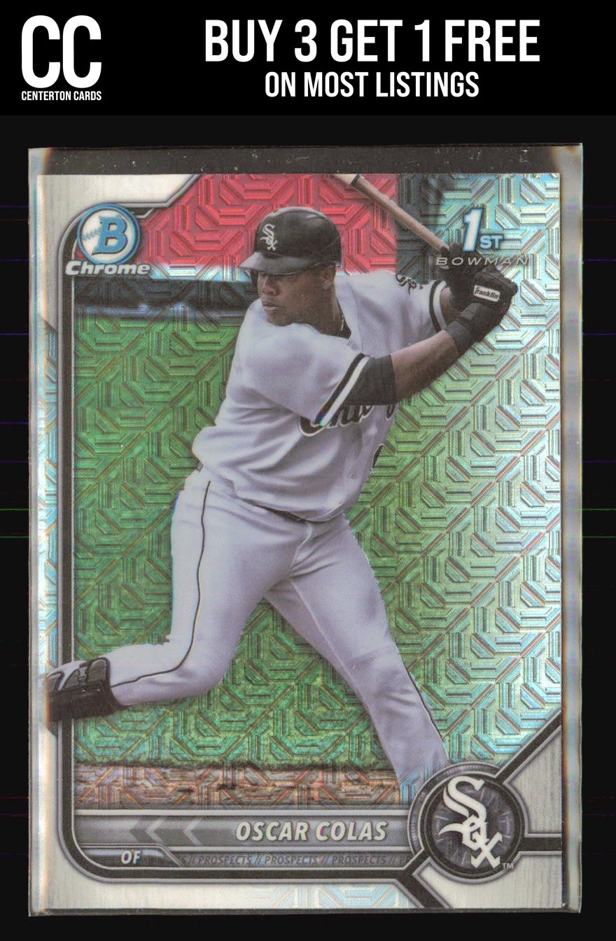 2022 Bowman Chrome #BCP-152 Oscar Colas Prospects Mojo Refractor White Sox