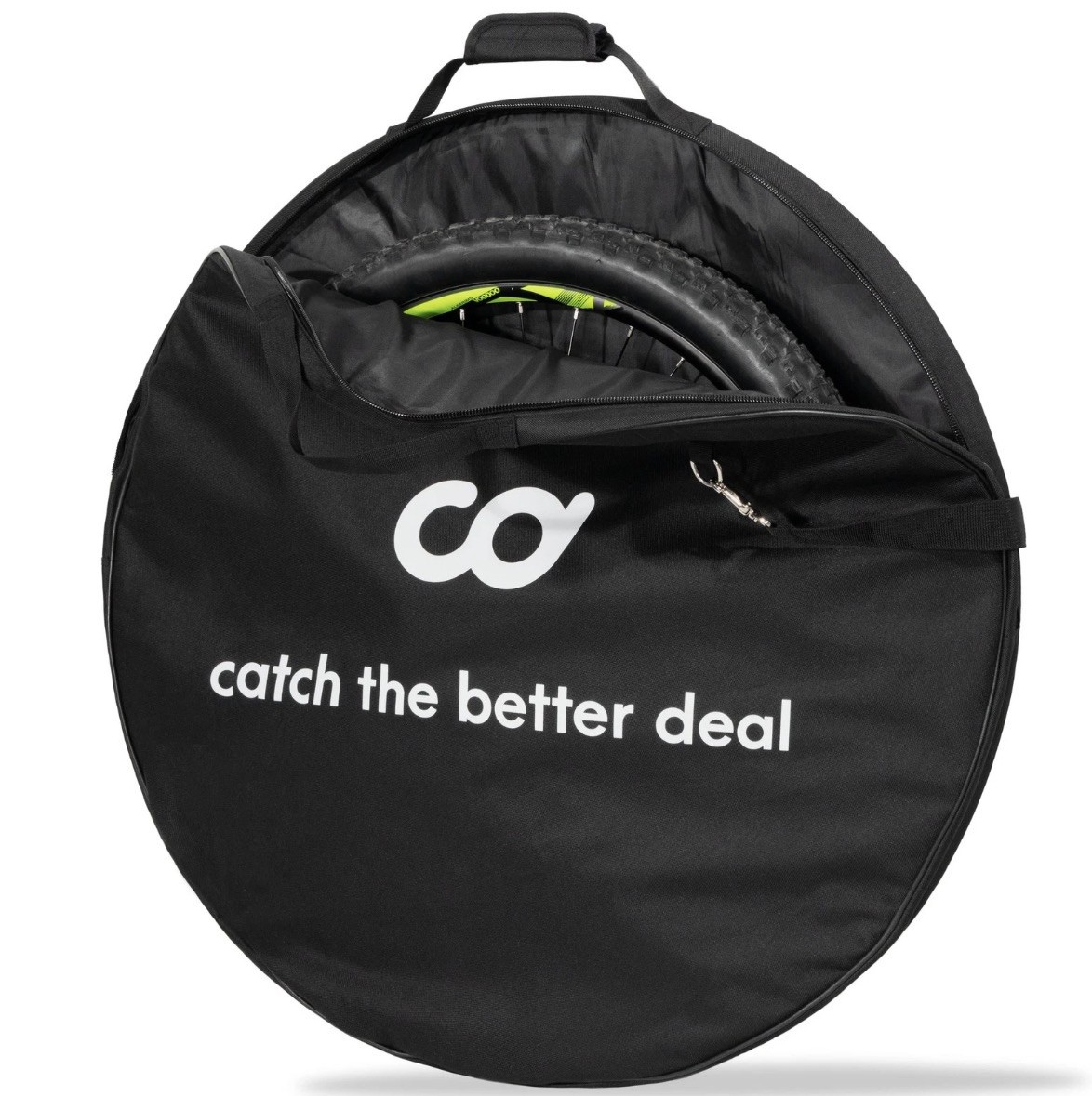 CyclingDeal Bike Foam Pads Single Wheel Bag for Wheel up to 29" MTB & 700C Road