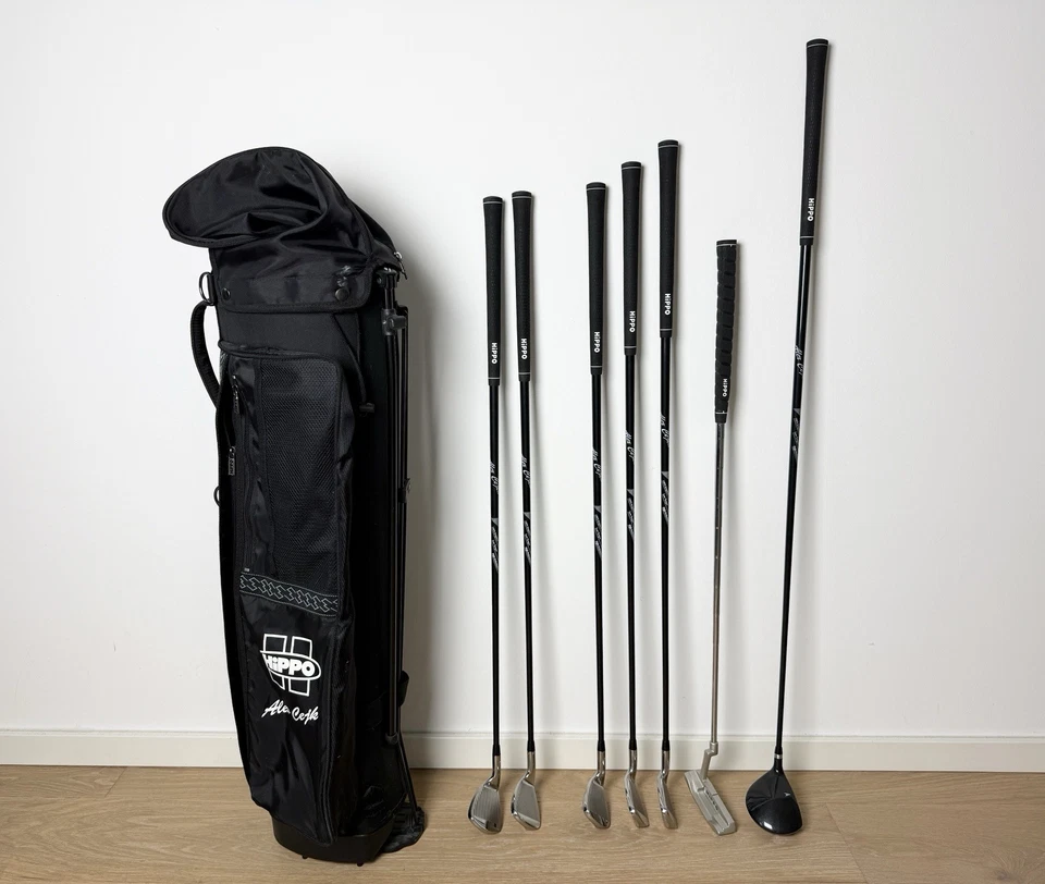 7x Golfschläger Hippo Alex Cejka Beginner Start Herren Eisen Driver Putter Bag ✅