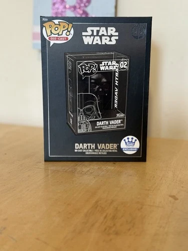 Funko POP Die-Cast Darth Vader #02 Star Wars Funko Exclusive Sealed w/ Protector