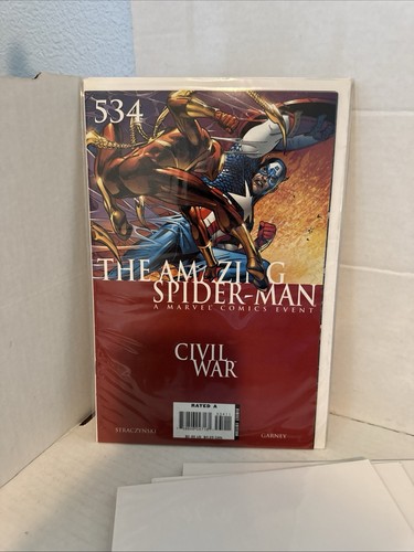 Amazing Spider-Man 530-535 And 538 Lot Civil War Spider Armor The Other Dj - Picture 6 of 8