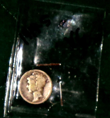 1919-S SILVER MERCURY DIME - GRADES "FINE"