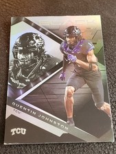 Quentin Johnston 2023 Chronicles Black Draft Picks - RC #6 - TCU Horned Frogs