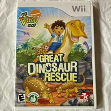 2K Play Go, Diego, Go! Great Dinosaur Rescue Nintendo Wii w/ Manual 2008