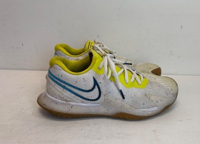 Nike Court Air Vapor Cage 4 Damen-Sportschuhe weiß Stoff UK-Größe 6