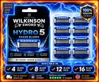 WILKINSON SWORD HYDRO 5 RAZOR BLADES 100% GENUINE MENS REFILL HEADS 4 8 12 16