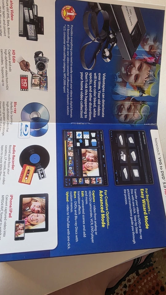 Honestech VHS a DVD 5.0 HD potente solución de conversión de video musical sin esfuerzo Foto 2 de 4