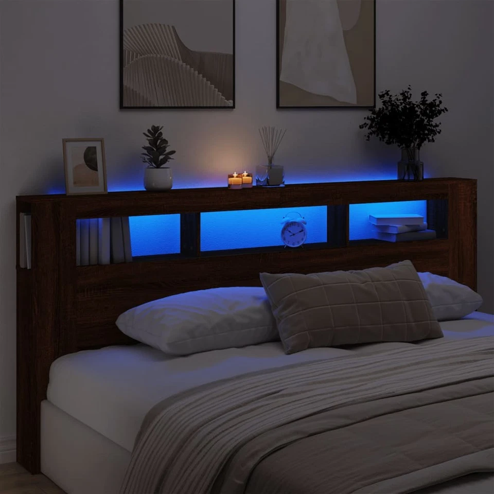 Led Headboard, Led Headboards, Testiera A Led vidaXL - Immagine 4 di 4