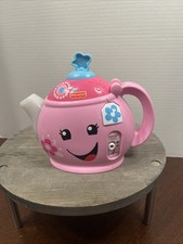 Fisher-Price Laugh  Learn MUSICAL TEA POT Pretend Tested Works