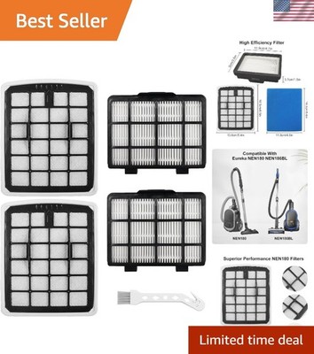 Ultimate Filter Replacement Set for Eureka Bagless Vacuums - 4 Filters Included
