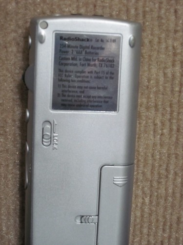Radio Shack Digital Recorder 234 Minute USB Tested and Working - Picture 7 of 12