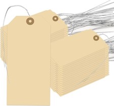 Etiquetas De Precio De 400 Piezas Y Cordon Para Etiquetas Colgantes, 1,38 E...