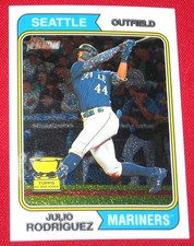 2023 Topps Heritage Chrome Julio Rodriguez All - Star Rookie Card, Seattle