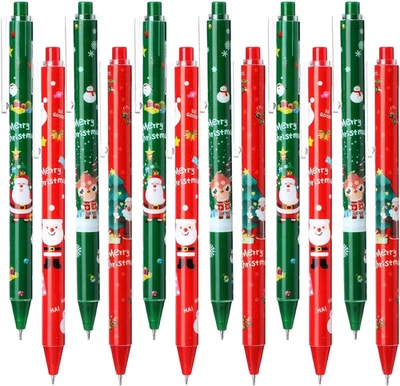 32 Stück Kugelschreiber Weihnachten 0.5mm - Nikolaus Geschenke - Kleinigkeiten