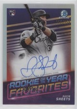 2022 Bowman Rookie of the Year Favorites 112/150 Gavin Sheets #ROYF-GS Auto 10h2